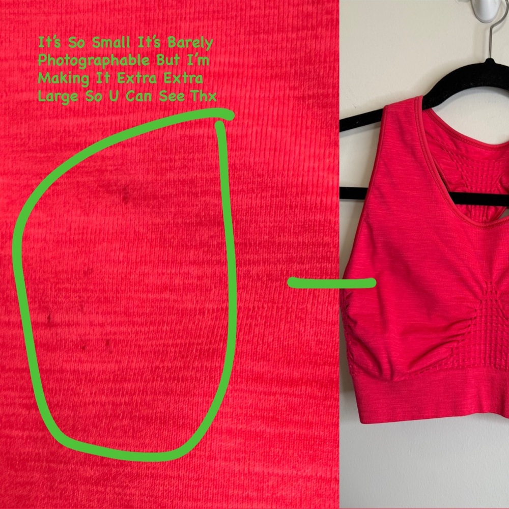 Sweaty Betty Stamina Sports Bra Size Medium Orange Red - Picture 14 of 16